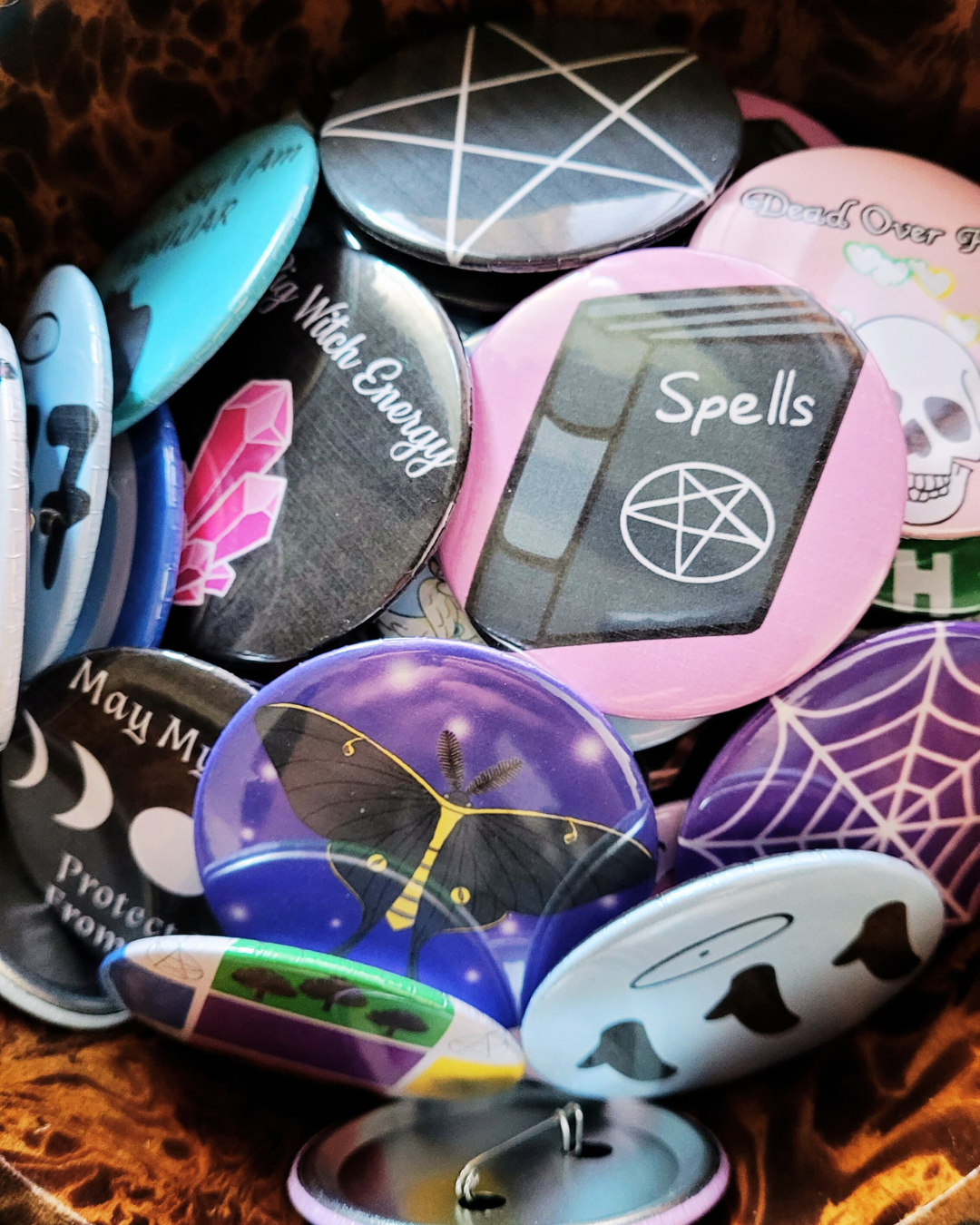 Spell Book Pin