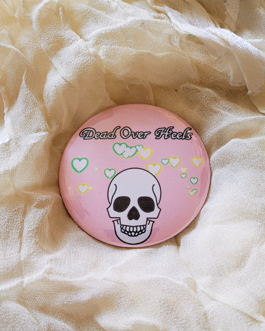 Dead Over Heads Pin