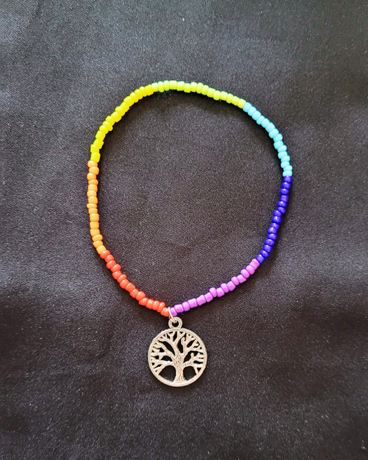 Rainbow Tree of Life Bracelet
